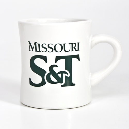 Missouri S&T White Diner Mug