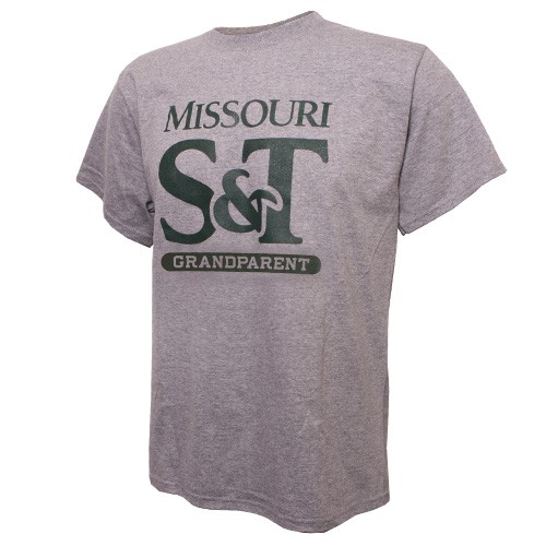 Missouri S&T Grandparent Grey Crew Neck T-Shirt