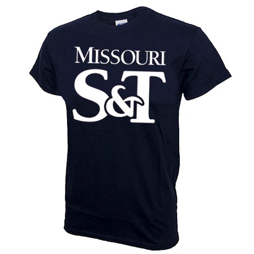 Missouri S&T Navy Blue Crew Neck T-Shirt