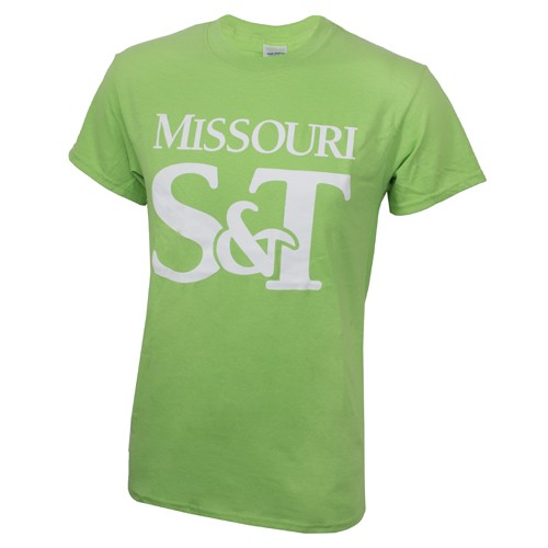 Missouri S&T Green Crew Neck T-Shirt