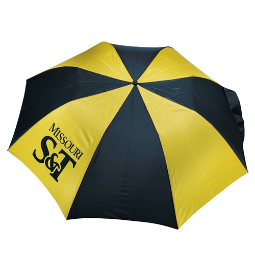 Missouri S&T Green & Gold Automatic Umbrella
