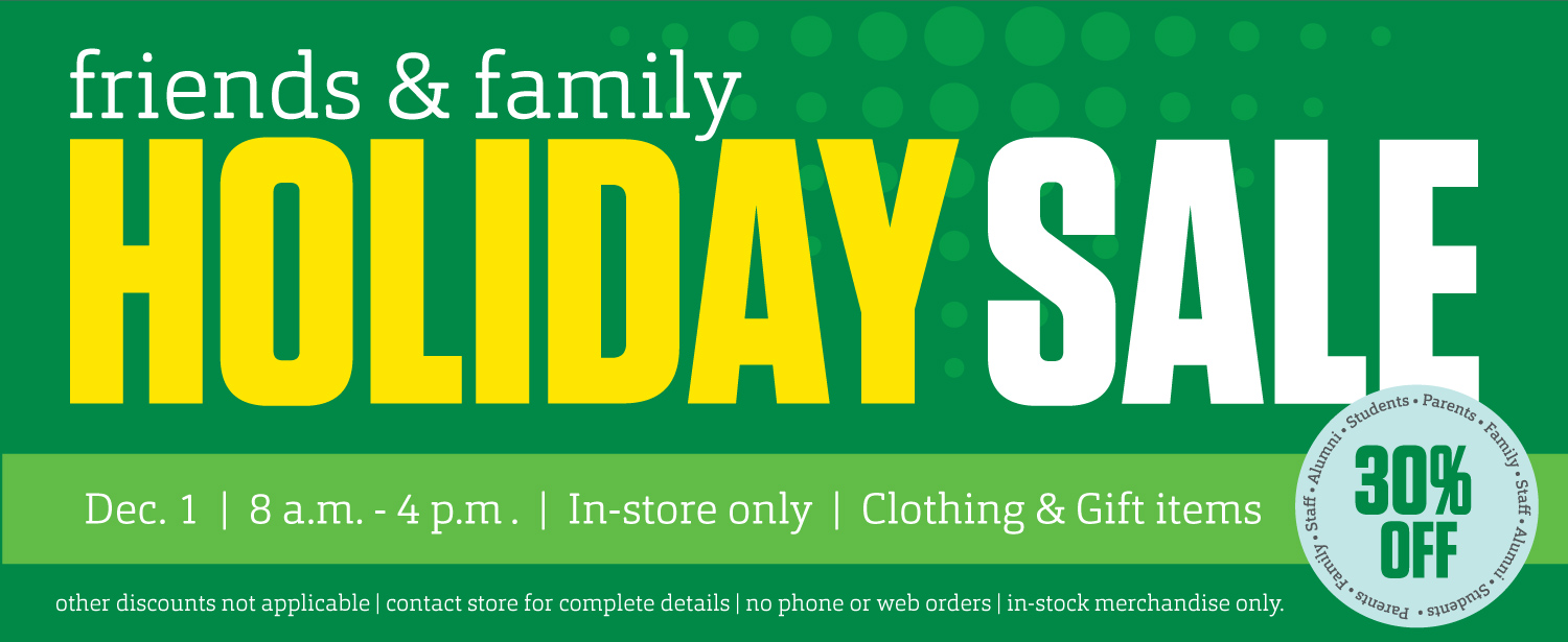 Friends and Family Sale, 30% Miner gear and gifts, in-store only