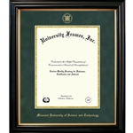 University of Missouri S&T Green Felt Diploma Frame