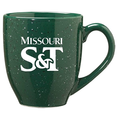 Missouri S&T Speckled Green Bistro Mug