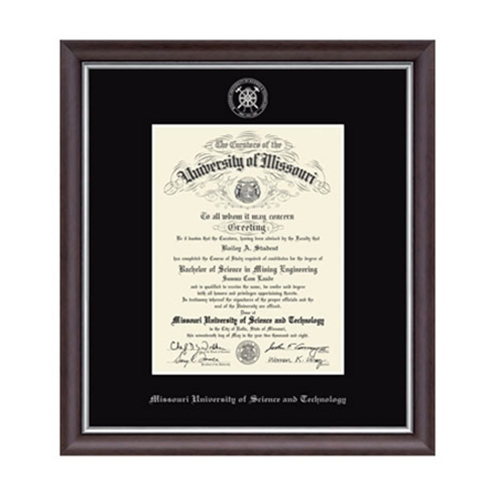 Missouri S&T Devonshire Black Diploma Frame