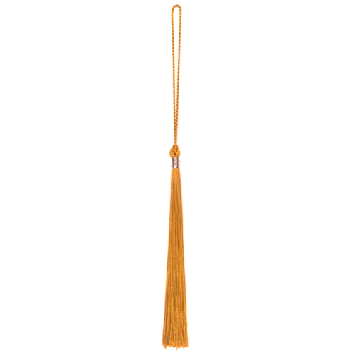 Old Gold Tassel with Year Charm