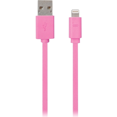 iEssentials 3.3' Pink Lightning to USB Cable