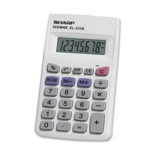 Sharp EL233 SB Pocket Calculator