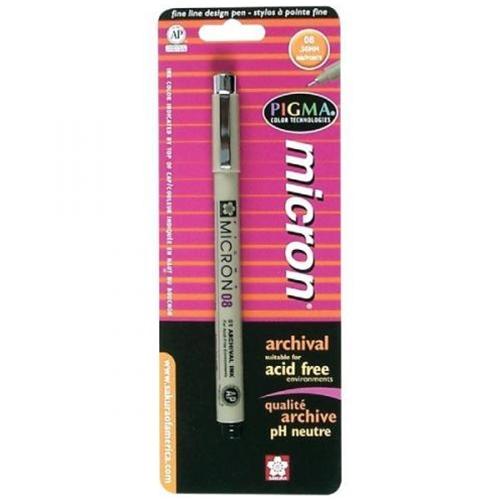 The S&T Store - Pigma Micron Black Fine Line Design Pen .50mm