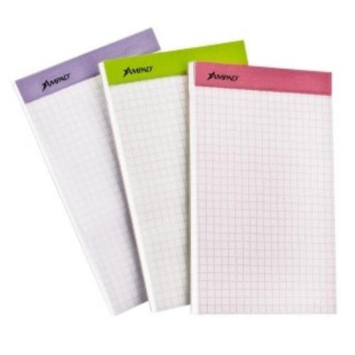 Assorted Colors Double Sheet Graph Paper Pad