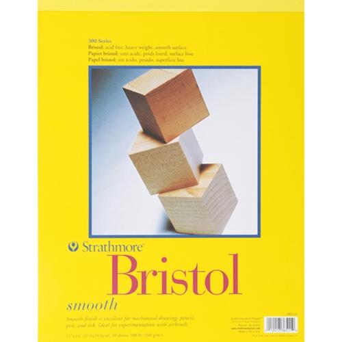 Strathmore Artist Papers 11" x 14" Smooth 20 Sheet Tape Bound Pad
