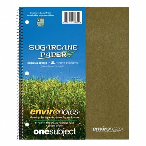 Environotes Assorted Colors 1-Subject 1 Pocket Spiral Notebook