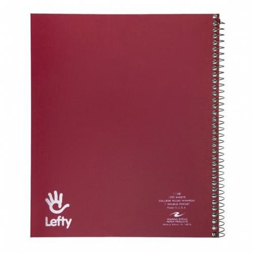 Assorted Colors Lefty 1-Subject 1 Pocket Spiral Notebook