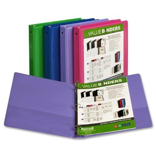 Assorted Colors 1" View Binder