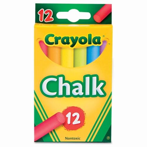 Crayola Nontoxic Chalk Pack of 12