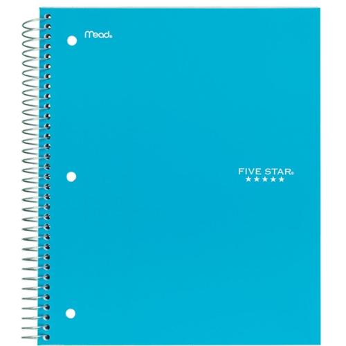 Five Star Trend Wire Bound College Ruled 1 Subject Notebook