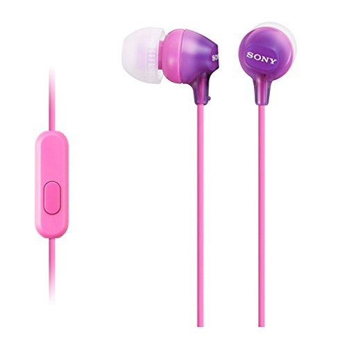 Sony MDR-EX15AP EX Monitor Violet Headphones