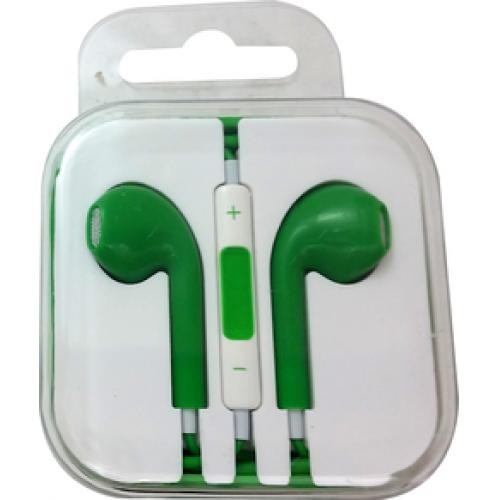 Professional Cable Xavier Green Earbuds with Volume Control