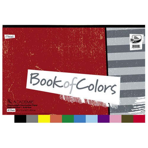 Academie Book of Construction Paper 48 Sheets