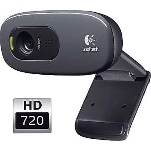 Logitech C270 Black Computer Webcam w/ Mic