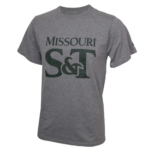 Missouri S&T Grey Crew Neck T-Shirt