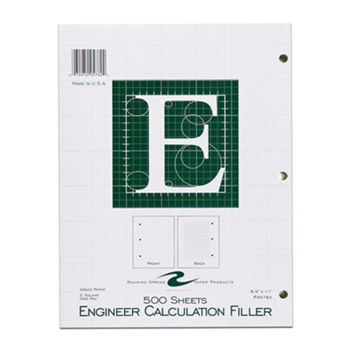 Engineering Calculation Filler Paper