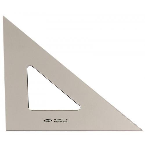 Alvin 10" Smoke-Tint 45/90 Triangle