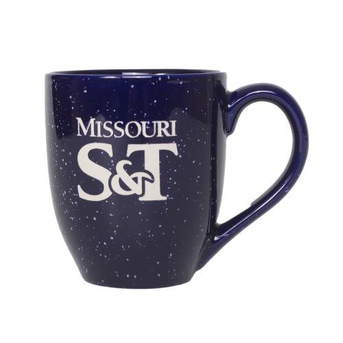 Missouri S&T Blue Etched Ceramic Mug