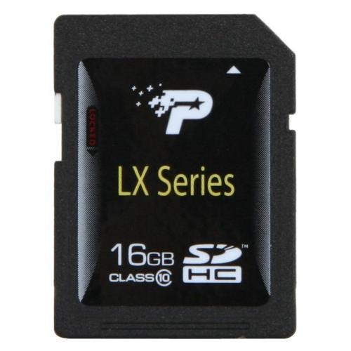 Patriot LX Series 16GB Class 10 Secure Digital High-Capacity (SDHC) Flash Card