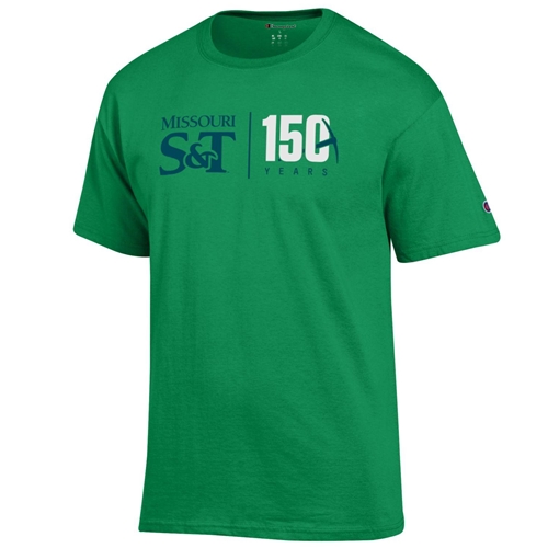 Missouri S&T 150 Years Champion Green T-Shirt