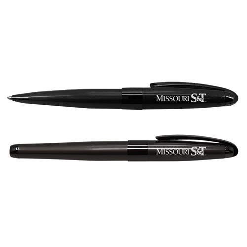 Missouri S&T Black Ballpoint Pen Set