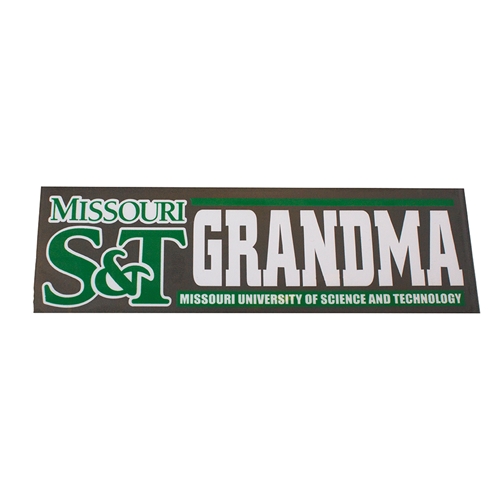 Missouri S&T  Missouri University of Science and Technology Grandma Green Decal