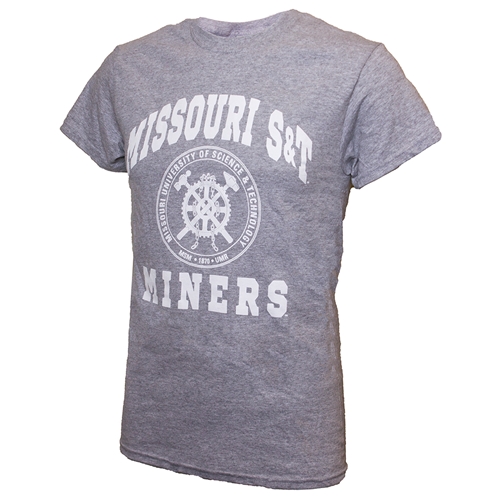 Missouri S&T Miners Seal Heather Grey T-Shirt