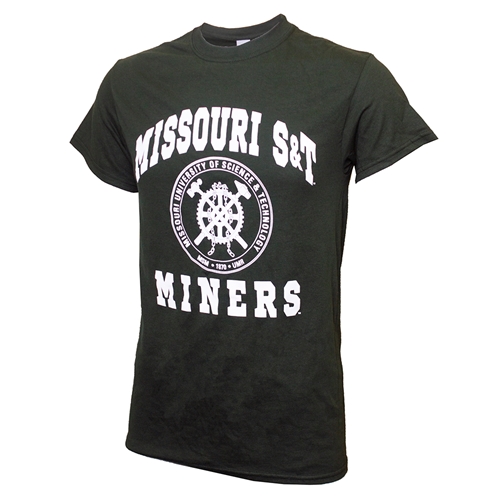 Missouri S&T Miners Seal Dark Green T-Shirt