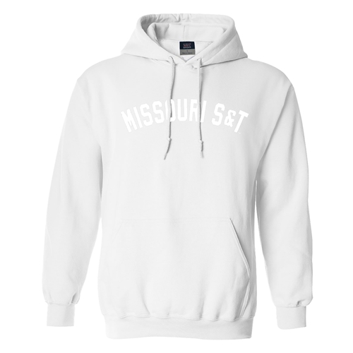 Missouri S&T Tonal White Hoodie
