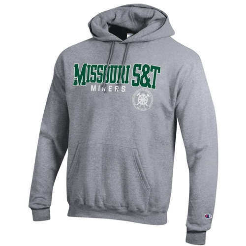 Missouri S&T Miners Seal Champion Grey Hoodie