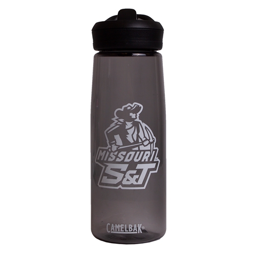 Missouri S&T Joe Miner Charcoal Grey Camelbak Water Bottle