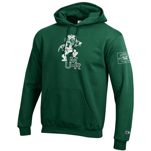 Green UMR Hood Sweatshirt Grubby Joe Full Chest Legacy Collection