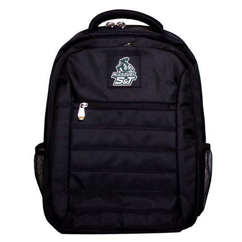 Black SmartPack Backpack Missouri S&T Joe Miner Logo