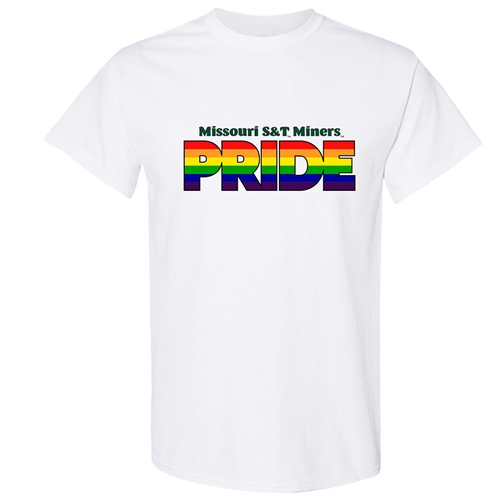 Missouri S&T Miners Pride Rainbow Tee