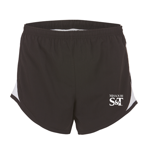 Black and White Missouri S&T Athletic Shorts