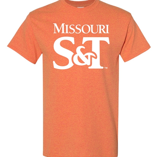 Summer Sunset Orange Missouri S&T Screenprint Tee