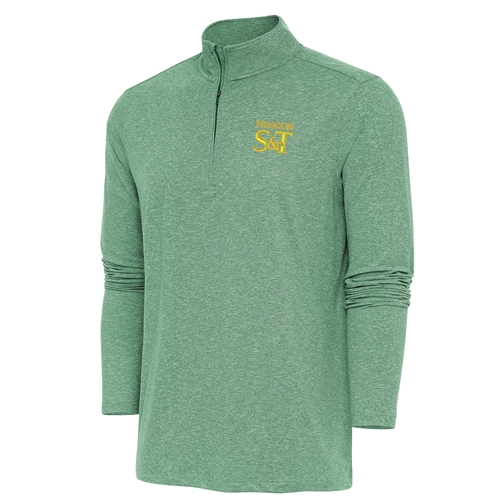 The S&T Store - Brushed Heather Missouri S&T 1/4 Zip Left Chest Embroidery
