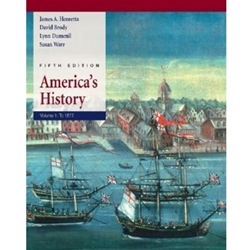 AMERICA'S HISTORY,V.1 TO 1877-TEXT