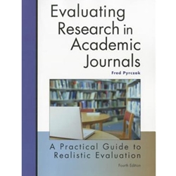 EVALUATING RESEARCH IN ACADEMIC JOURNALS