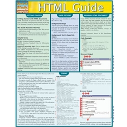 HTML GUIDE LAMINATED REFERENCE CHART