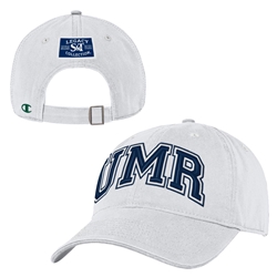 White Champion® Missouri S&T Legacy Collection UMR Relaxed Twill Adjustable Cap